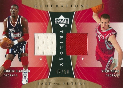 アキーム オラジュワン / スティーブ ノバック NBAカード 2006/07 UD