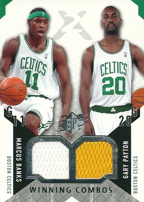 マーカス バンクス / ゲイリー ペイトン NBAカード 2004/05 SPx 