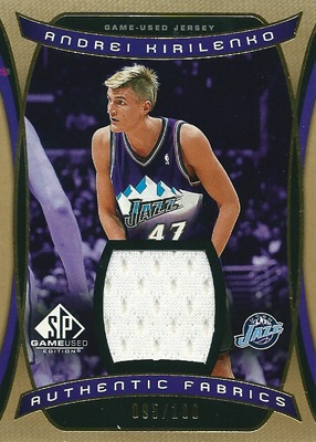 アンドレイ・キリレンコ Andrei Kirilenko 04/05 SP Game Used 