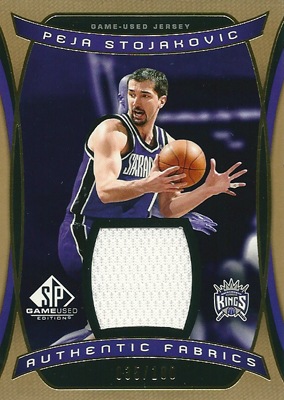 ペジャ・ストヤコビッチ Peja Stojakovic 04/05 SP Game Used  