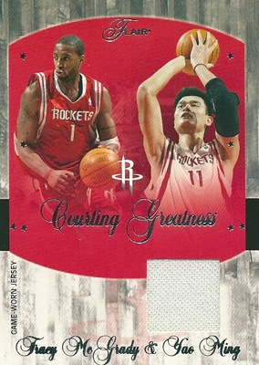 ヤオミン　NBA  カード ヤオ・ミン NBAカード Yao Ming 04/05 Flair Courting Greatness