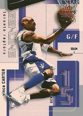Vince Carter Raptors サインカード 若き