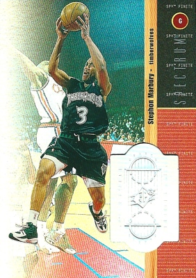 ƥե󡦥ޡ֥꡼ NBA Stephon Marbury 98/99 SP Finite Spectrum 345/350