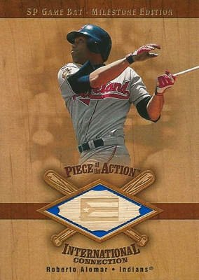ロベルト・アロマー MLBカード Roberto Alomar 2001 SP Game Bat