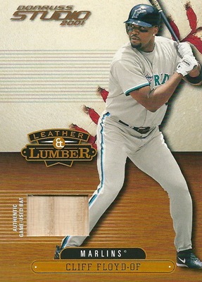 クリフ・フロイド MLBカード Cliff Floyd 2001 Donruss Studio