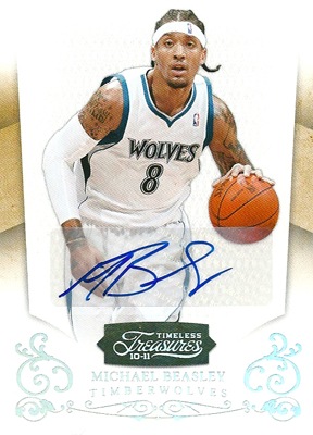マイケル・ビーズリー NBAカード Michael Beasley 10/11 Timeless 