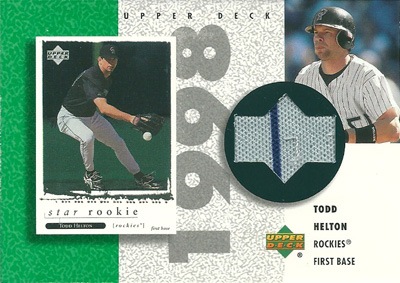 トッド・ヘルトン MLBカード Todd Helton 2002 UD Authentics Retro