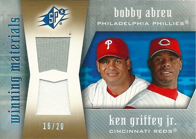 ボビー・アブレイユ / ケン・グリフィー Jr. MLBカード Bobby Abreu 