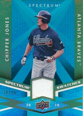 チッパー・ジョーンズ MLBカード Chipper Jones 2009 Upper Deck