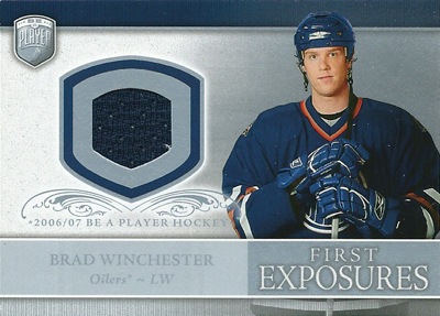 ֥åɡ NHL Brad Winchester 2006/07 Be A Player Portraits First Exposures