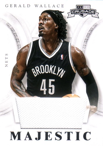 ジェラルド・ウォレス NBAカード Gerald Wallace 12/13 Panini Crusade 