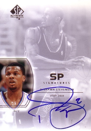 デショーン・スティーブンソン NBAカード DeShawn Stevenson 02/03 SP 