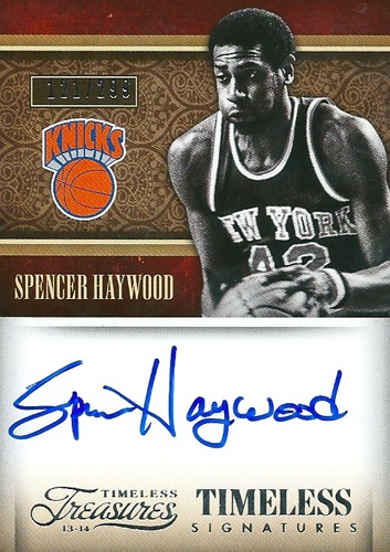 スペンサー・ヘイウッド NBAカード Spencer Haywood 13/14 Timeless