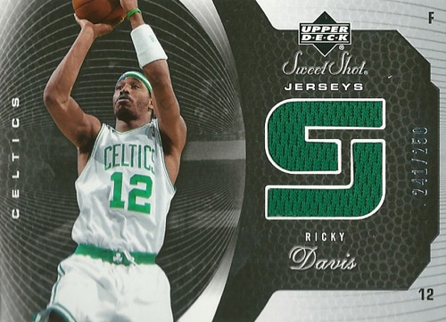 NBA　マクファーレン　クラブ会員限定　3インチ　リッキー　デイビス リッキー・デイビス NBAカード Ricky Davis 05/06 Sweet Shot Jerseys