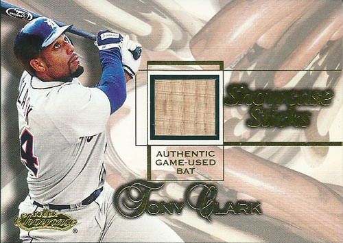 トニー・クラーク MLBカード Tony Clark 2001 Fleer Showcase Sticks 
