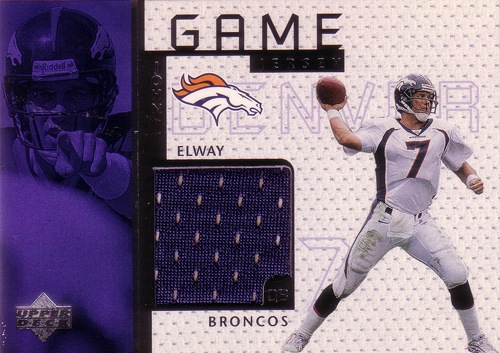 ジョン・エルウェイ NFLカード John Elway 1998 Upper Deck Game