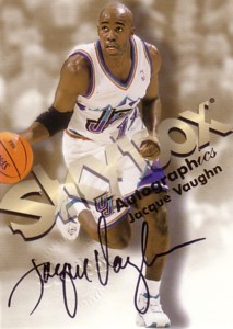 Jacque Vaughn 1998/99 Skybox Premium Autographs ｜カード 