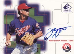 Michael Barrett 1999 SP Signature Autographs ｜カード 