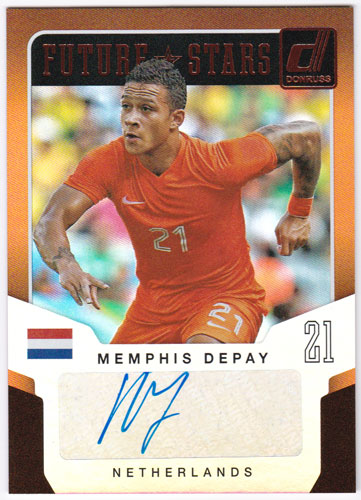 եǥѥ 2015 Panini Donruss Future Stars Signatures Auto ľɮ󥫡 / Memphis Depay