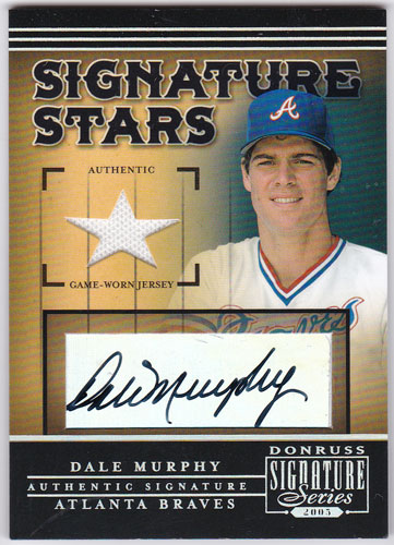デール・マーフィー 2005 Donruss Signature Signature Stars Auto