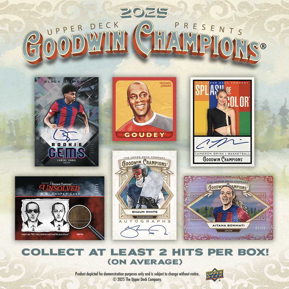 2025 Upper Deck Goodwin Champions Trading Cards Box 価格は