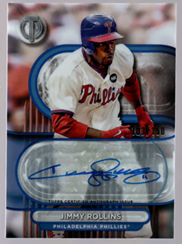 474 大リーグカード　ジミー.ロリンズ ジミー・ロリンズ/Jimmy Rollins 2024 Topps Tribute auto 103/150