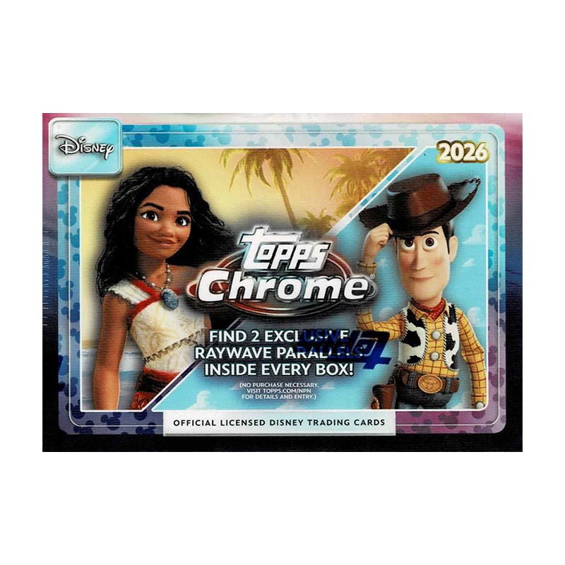 2026 Topps Chrome Disney Value Box 6/18入荷 ｜カードファナティック