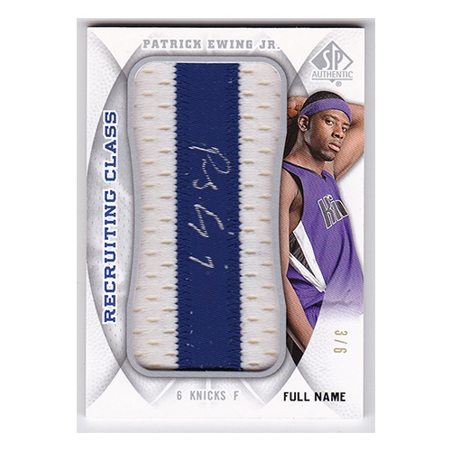 パトリック・ユーイング・ジュニア NBA 2008-09 SP Authentic 