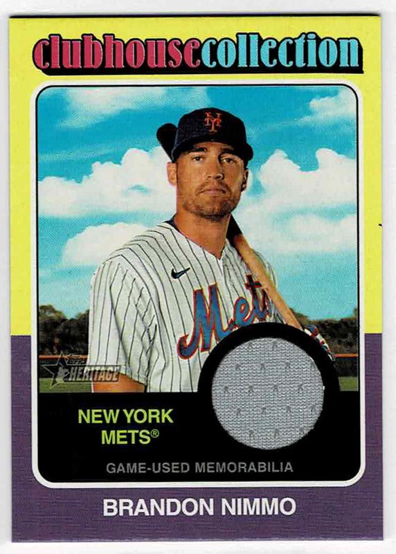 ブランドン・ニモ/Brandon Nimmo 2024 Topps Heritage Clubhouse