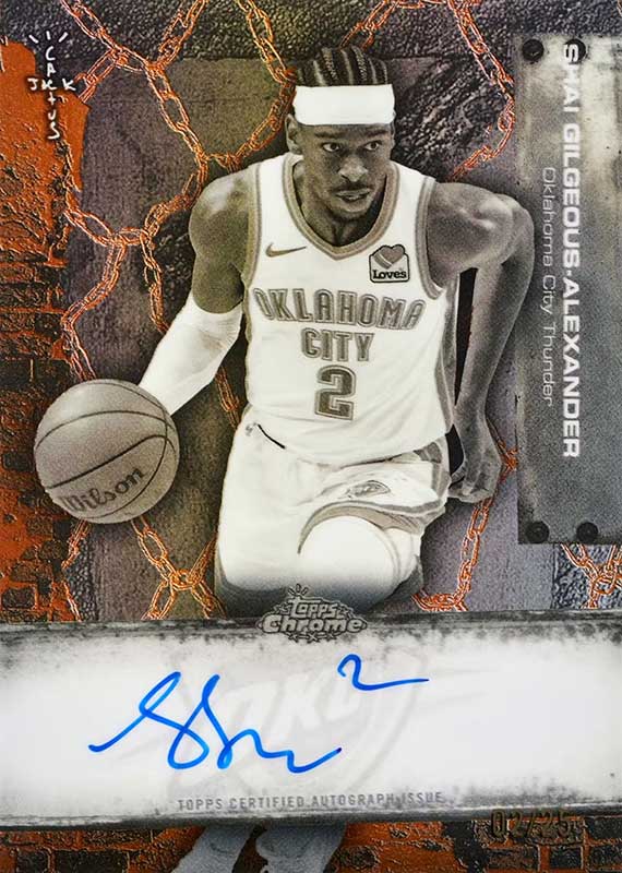 予約)NBA 2025-26 Topps Chrome Cactus Jack Basketball Hobby Box 6