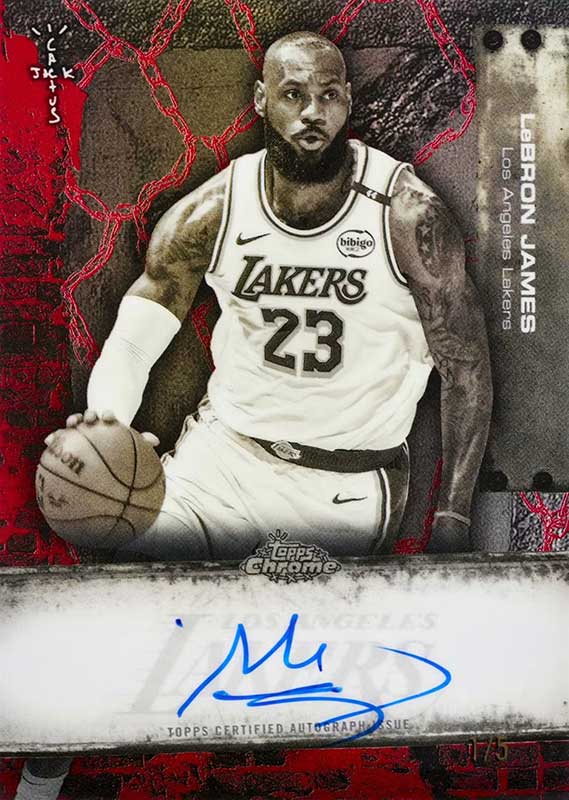 予約)NBA 2025-26 Topps Chrome Cactus Jack Basketball Hobby Box 6