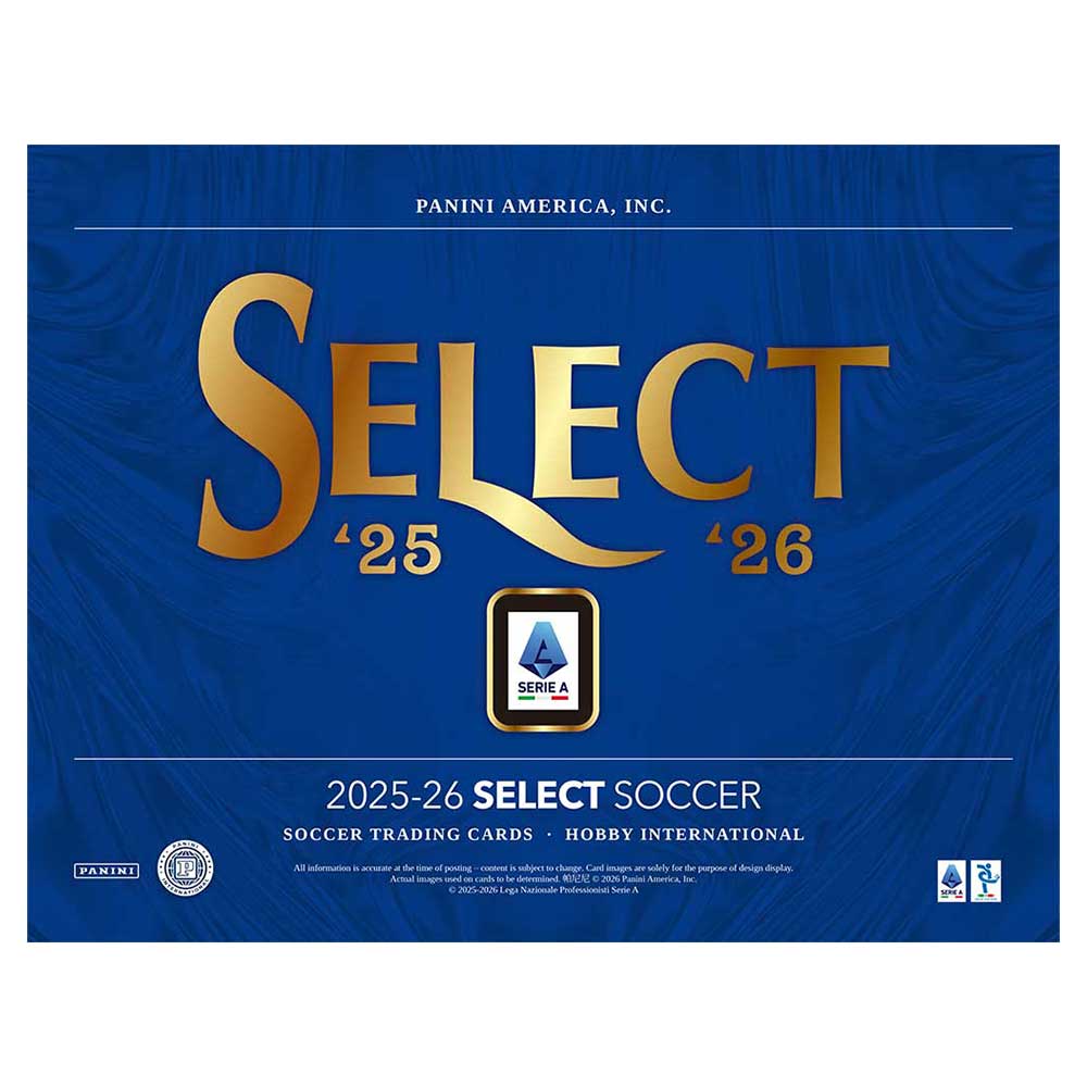2025-26 Panini Select Serie A Soccer Hobby International Box 5/12