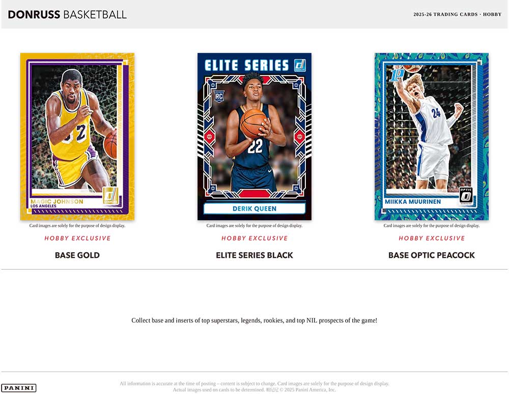 2025-26 Panini Donruss Basketball Hobby Box 6/6入荷 ｜カード
