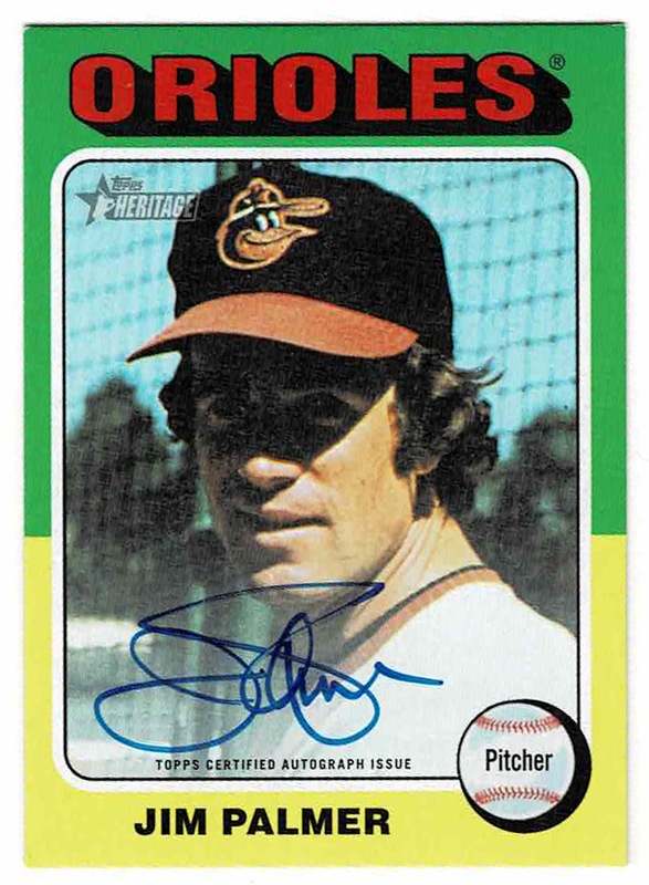ジム・パーマー/Jim Palmer 2024 Topps Heritage Real One Autographs 