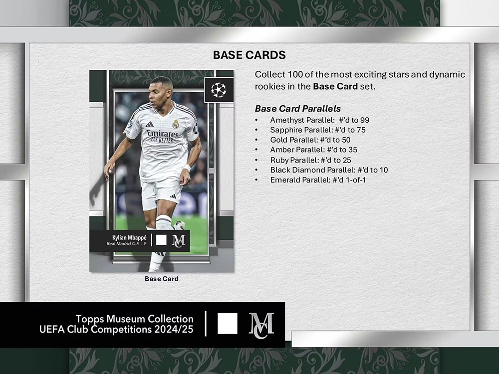 予約)2024-25 Topps UEFA Club Competitions Museum Collection Soccer
