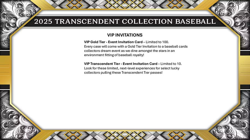 MLB 2025 Topps Transcendent Collection Baseball Hobby 4/2発売