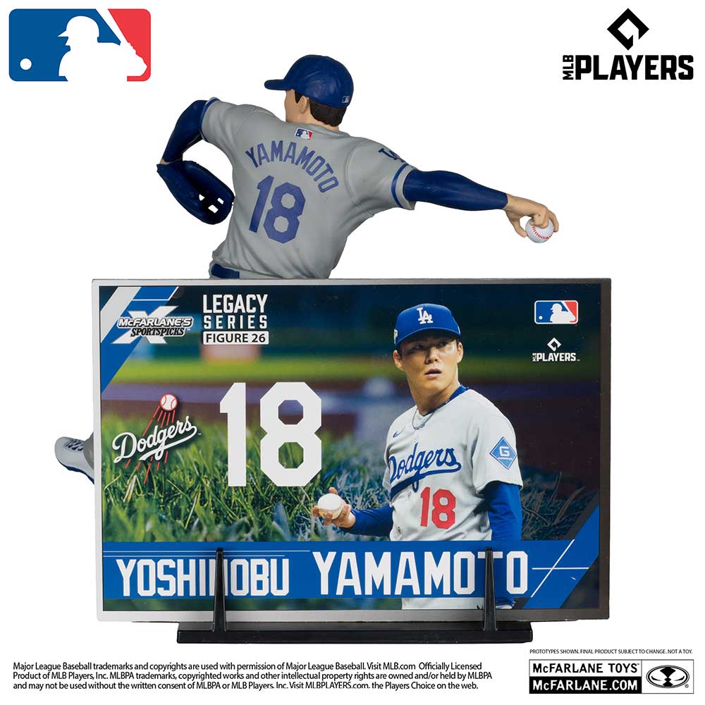 山本由伸 Mcfarlane MLB 2026 (ドジャース / グレー) / Yoshinobu