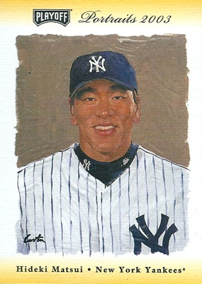 松井秀喜選手カード 松井秀喜 MLBカード 2003 Playoff Portrats Materials 22/25 ｜カード