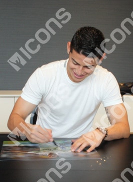 ハメス ロドリゲス 直筆サイン レアルマドリード PARLEY ユニフォーム ハメス・ロドリゲス直筆サイン入りレアルマドリード14/15ホーム