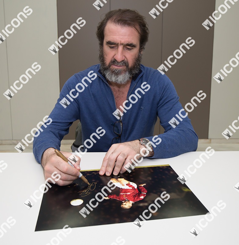 åȥ ľɮե ޥʥƥå åס Signed Manchester United Photo: Iconic Chip Goal vs Sunderland / Eric Cantona