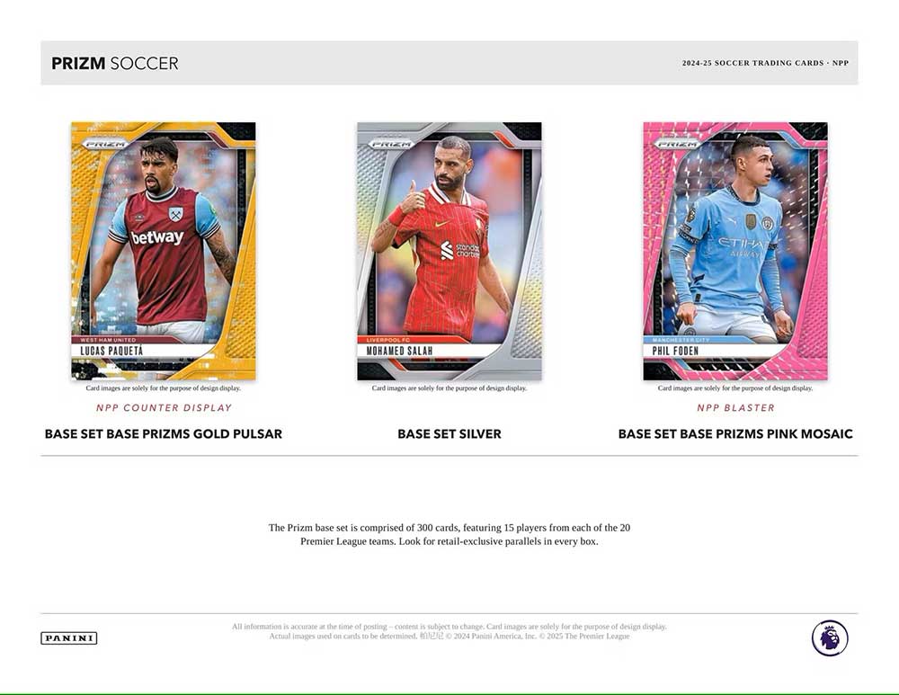 セール）2024-25 Panini Prizm Premier League Soccer Blaster版 Box