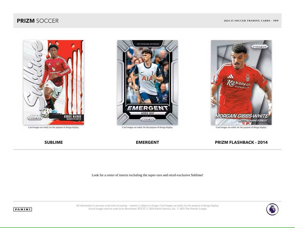 セール）2024-25 Panini Prizm Premier League Soccer Blaster版 Box