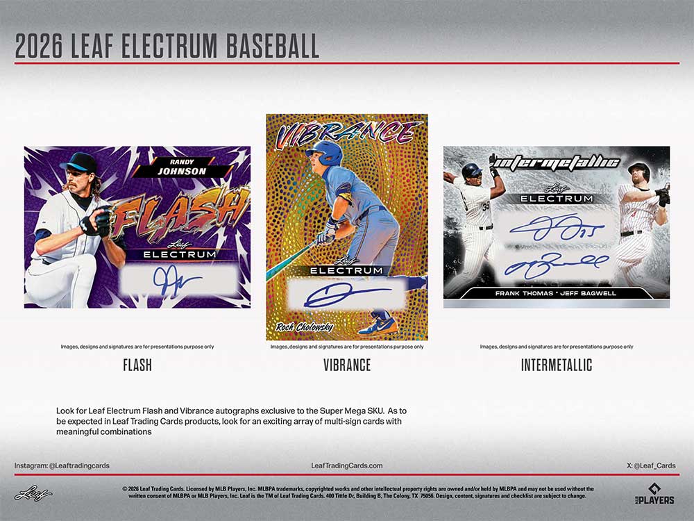 2026 Leaf Electrum Baseball Hobby Box 6/26入荷！ ｜カード