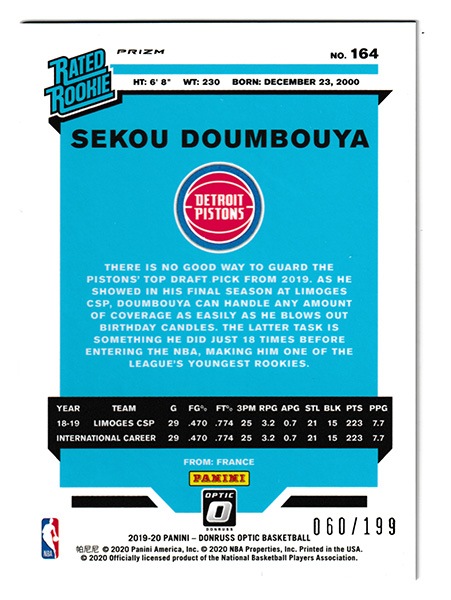 セクー ドゥムブヤ Panini Donruss Next Day 直筆サイン セクー ドゥムブヤ Panini Donruss Next Day 直筆サイン Goldin