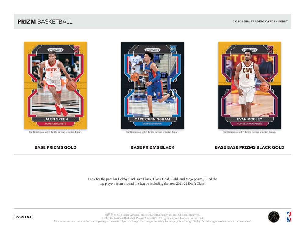NBA 2021-22 Panini Prizm Basketball Hobby Box ｜カード