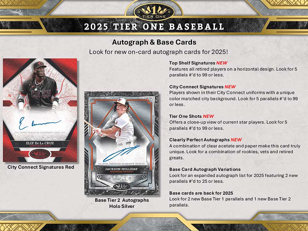 その他 TOPPS TIER ONE 2025 Tier One Baseball