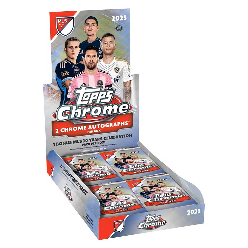 2025 Topps Chrome MLS Soccer Hobby Box 2/20入荷 ｜カード