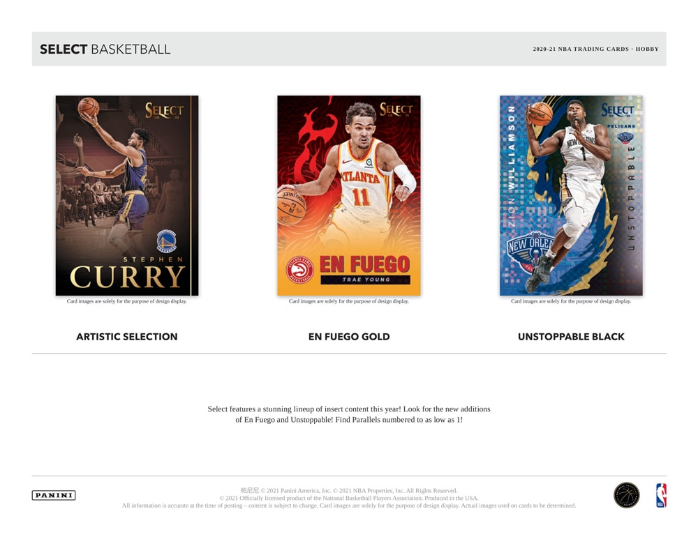 NBA 2020-21 Panini Select Basketball Hobby