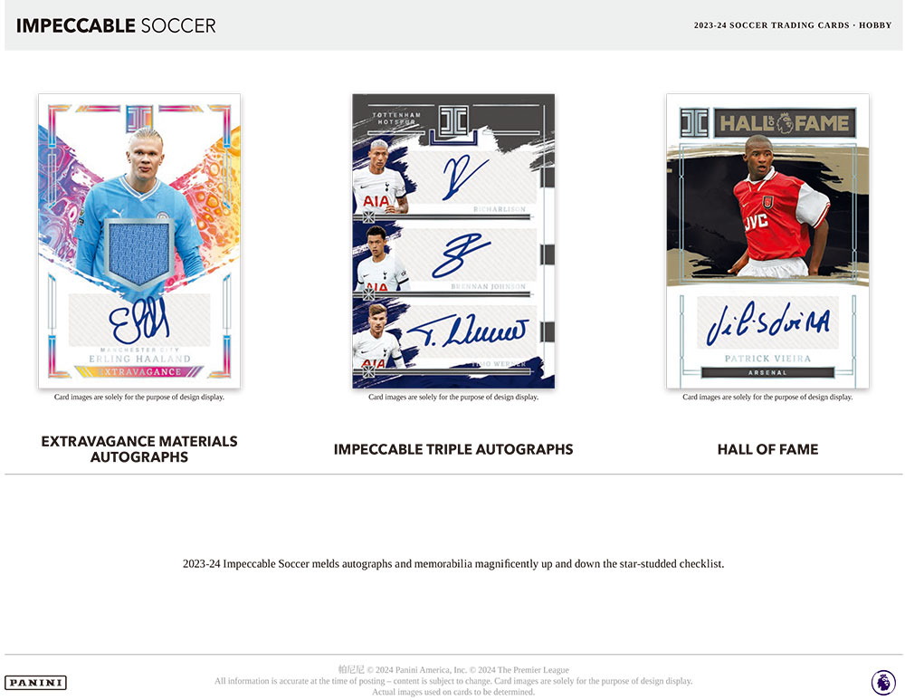 2023-24 Panini Impeccable Premier League Soccer 3-Box case