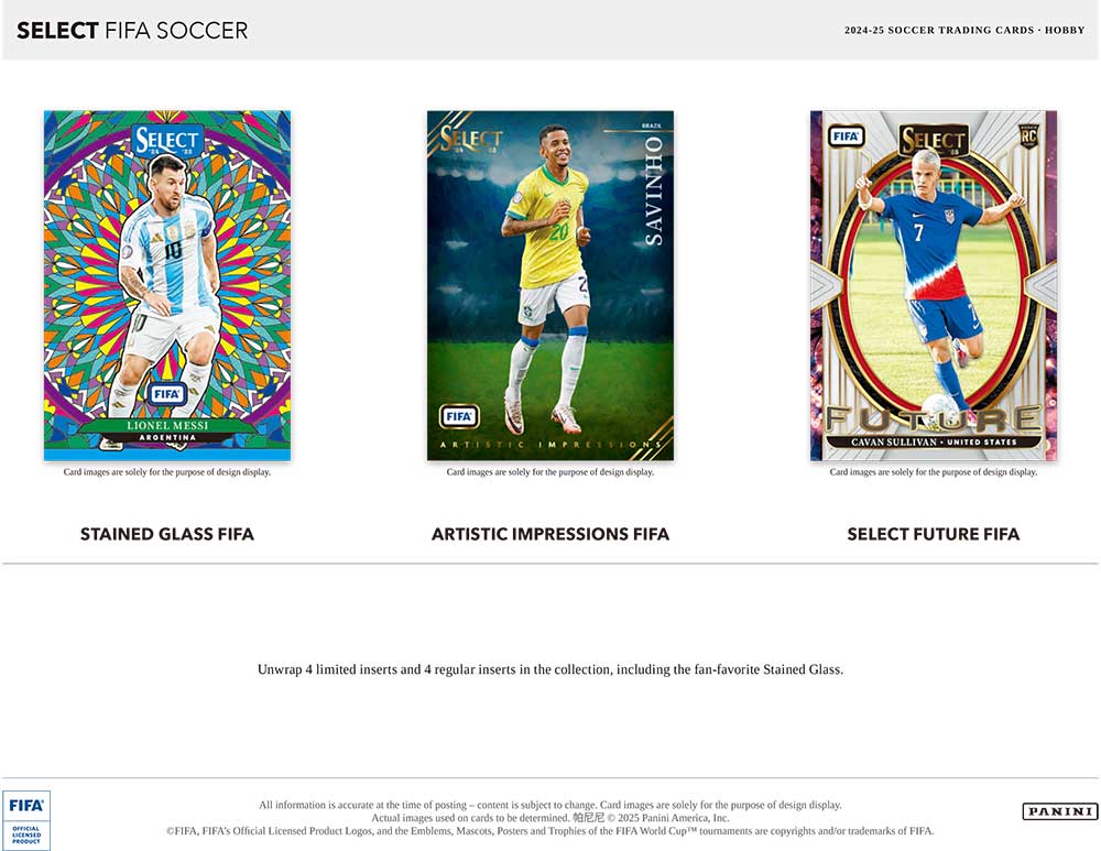 2024-25 Panini Select FIFA Soccer Hobby Box 6/7入荷 ｜カード